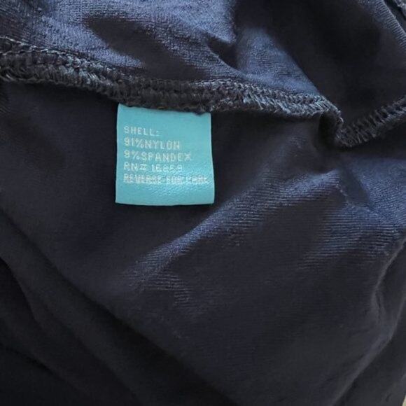 J. McLaughlin Catalyst Dress Blue Palm Spring Jacquard Women's Size Medium Crew - Picture 10 of 12